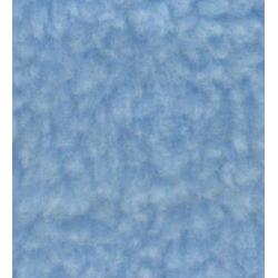 Teddypluche gekruld, 100 x 140 cm, licht blauw