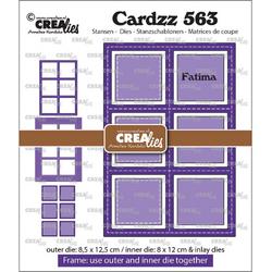 Crealies Cardzz Frame & Inlay Fatima Vierkant