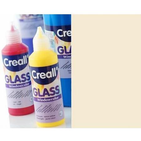 Creall Glass - glasstickerverf beige 1 Fles - 80 Mililiter 20552