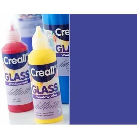 Creall Glass - glasstickerverf blauw 1 Fles - 80 Mililiter 20535