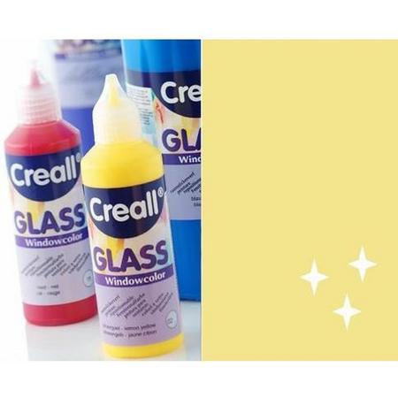 Creall Glass - glasstickerverf glittergoud 1 Fles - 80 Mililiter 20574