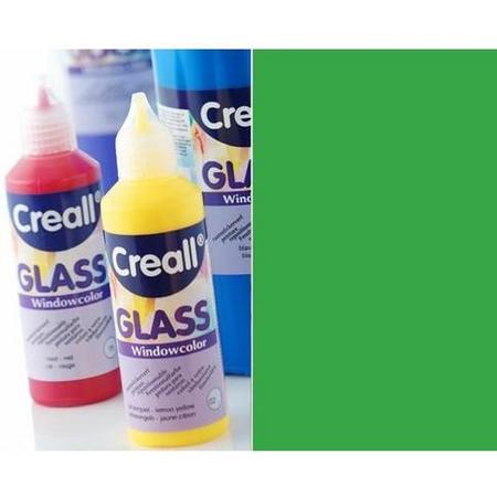 Creall Glass - glasstickerverf groen 1 Fles - 80 Mililiter 20545