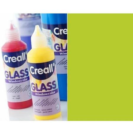Creall Glass - glasstickerverf lichtgroen 1 Fles - 80 Mililiter 20542
