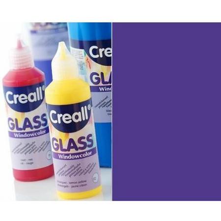 Creall Glass - glasstickerverf violet 1 Fles - 80 Mililiter 20528
