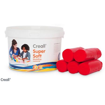 Creall Supersoft Klei rood