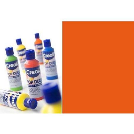 Creall Top-deco - acrylverf oranje 1 Fles 80 Mililiter 91509