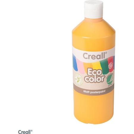 Creall-eco color plakkaatverf 500 ml donkergeel
