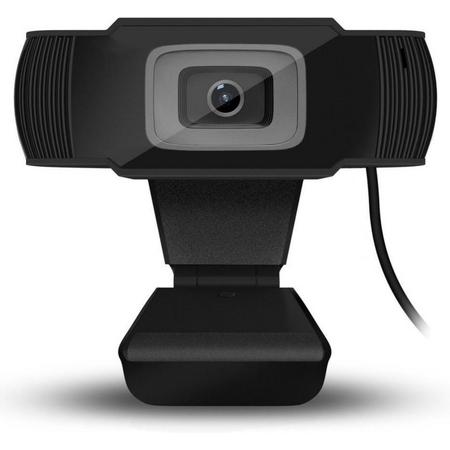 Creartix - Webcam met microfoon - USB aansluiting - 480P - Zwart
