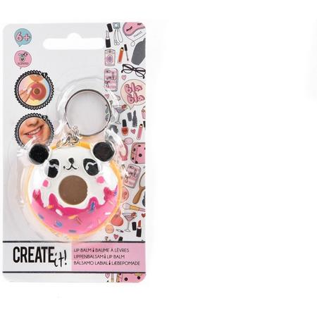 Create It! Donut Lippenbalsem Panda Sleutelhanger
