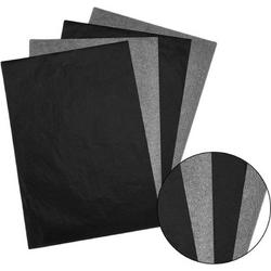 Zwart grafietpapier - Carbonpapier - Overtrekpapier zwarte inkt - A4 - 21x29,7cm - 5 stuks