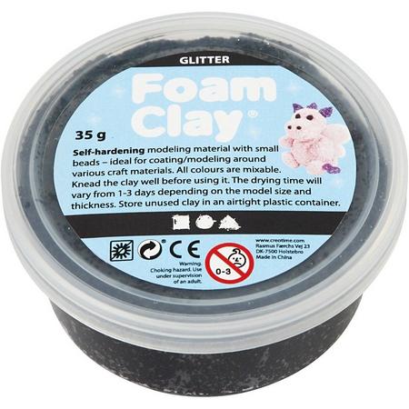 Creativ Company Foam Clay Boetseerklei Zwart 35 g 1 stuk(s)