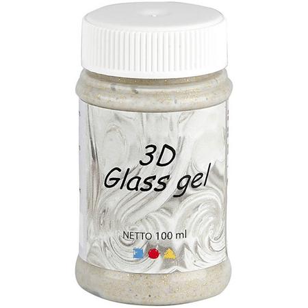 Glass Gel 3D, goud, 100 ml