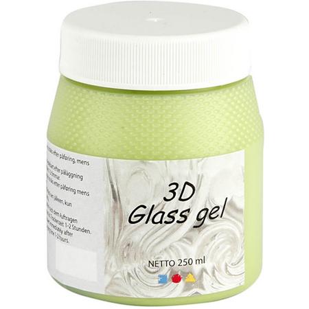 Glass Gel 3D, licht groen, 250 ml