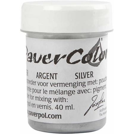 Paver Color, 40 ml, zilver