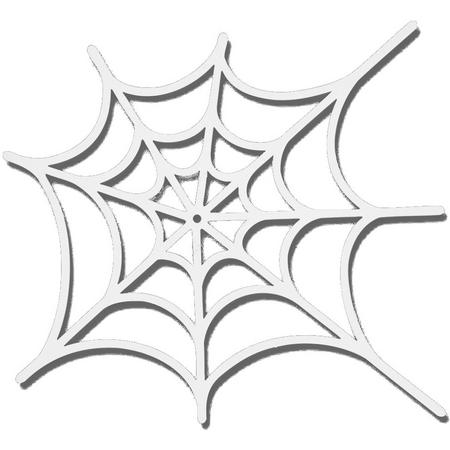 Spinneweb afm 19x21 cm 230 gr wit 16stuks