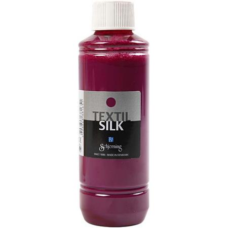 Zijdeverf ES Silk, donkerroze, 250 ml