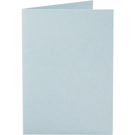 kaarten 10,5 x 15 cm set 10 stuks lichtblauw