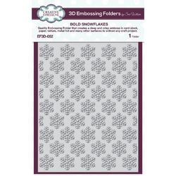   - Embossing Folder Bold Snowflakes