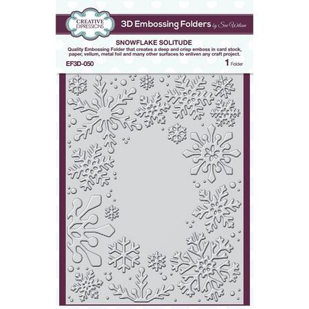 Creative Expressions - Embossing Folder Snowflake Solitude