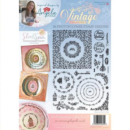 Creative Expressions Clear stamp - Vintage - A4 - 34 stempels