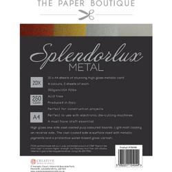 The Paper Boutique Cardstock - 20 vellen - Metallic karton - A4