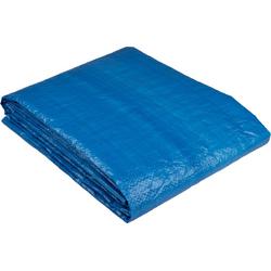   Zwembad Afdekzeil - 305 x 204 cm - UV-Bestendig - Waterproof - met Bevestigingskoord - Blauw