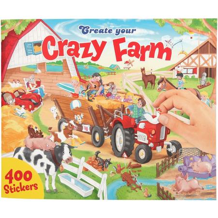Create your Crazy Farm Stickerboek
