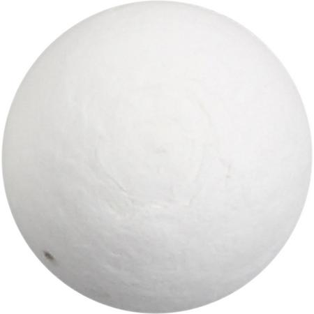 Bal, d: 30 mm, wit, katoen, 200 stuks