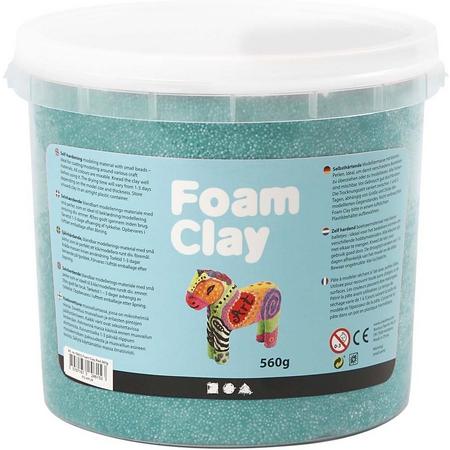 Creotime Foam Clay Glitter: Donkergroen 560 Gram