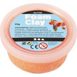 Foam Clay Creotime glitter oranje 35 gram