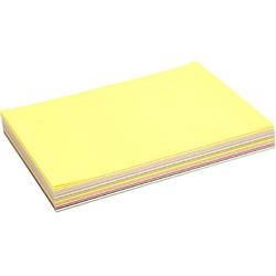 Gekleurd papier, A4 210x297 mm, 80 gr, 290 div vellen, diverse kleuren