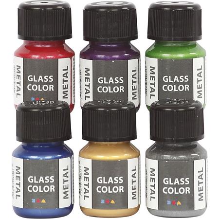 Glass Color Metal, 6x35 ml