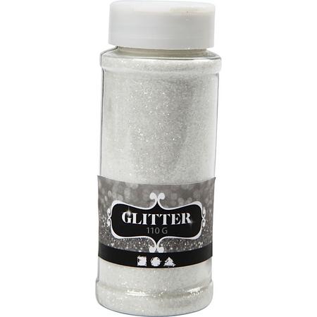 Glitter, wit, 110 gr
