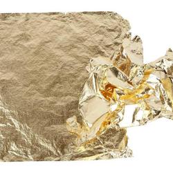 Imitatie bladmetaal, vel 16x16 cm, goud, 25 vellen