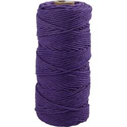 Katoendraad, l: 120 m, violet, Dikke kwaliteit 12/36, 250 gr