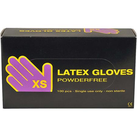 Latex handschoenen, afm x-small, 100 stuks