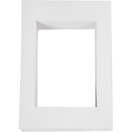 Passepartout lijsten, afm 19,8x28 cm, wit, A5, 100 stuks