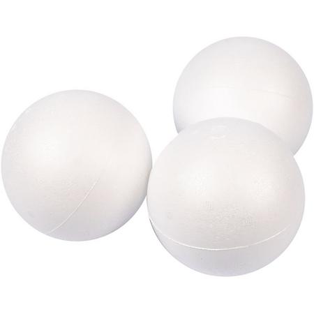 Styropor ballen, d: 10 cm, 25 stuks