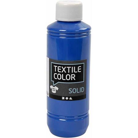 Textil Solid, brilliant blauw, dekkend, 250 ml