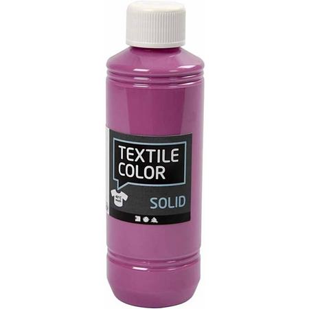 Textil Solid, fuchsia, dekkend, 250 ml