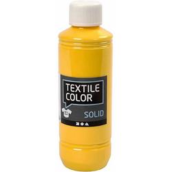 Textil Solid, geel, dekkend, 250 ml