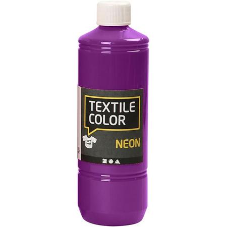 Textile Color, neon paars, 500 ml