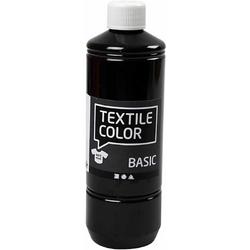 Textile Color, zwart, 500 ml