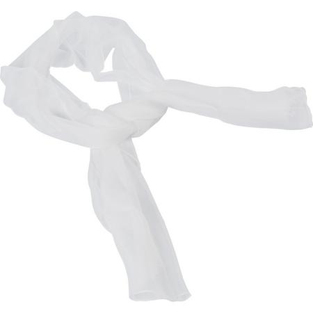Zijden chiffon sjaal, 45x180 cm, 1 stuk