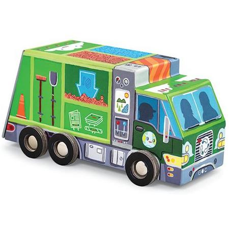 Crocodile Creek Vehicle Puzzle - Recycle truck