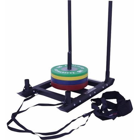 Crossmaxx Power sled with harness (black)