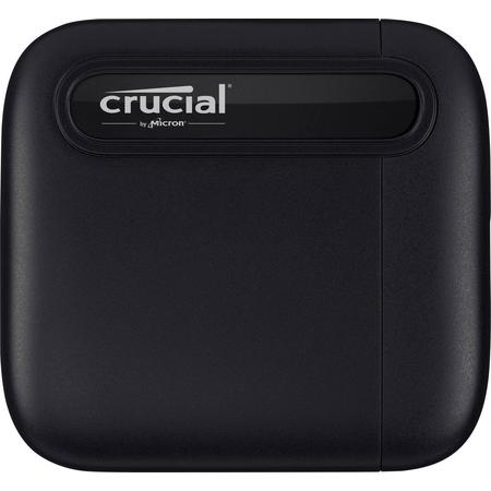 Crucial Portable SSD X6 2TB Schwarz - externe Solid-State-Drive, USB-C 3.1