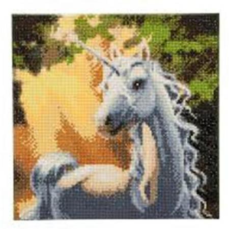 Diamond Painting Crystal Art Kit ®Sunshine Unicorn, 30 x30 cm, Partial Painting