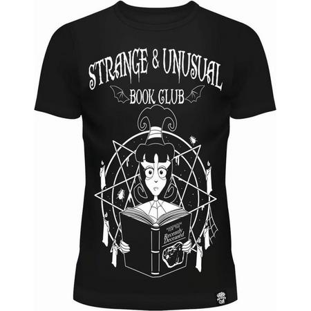 Cupcake Cult Dames Tshirt -L- STRANGE AND UNUSUAL Zwart/Wit