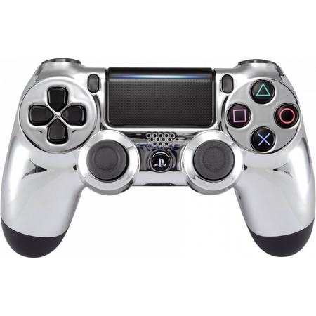 Chrome Zilver - Custom PlayStation PS4 Wireless Dualshock 4 V2 Controller